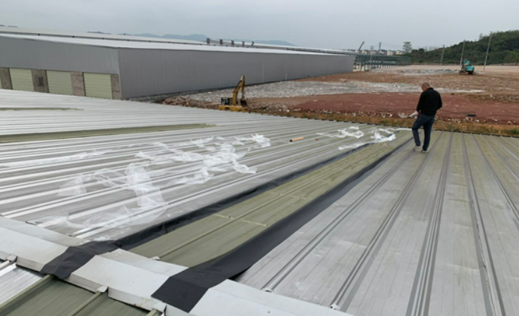 巴东厂房屋面防水维修案例